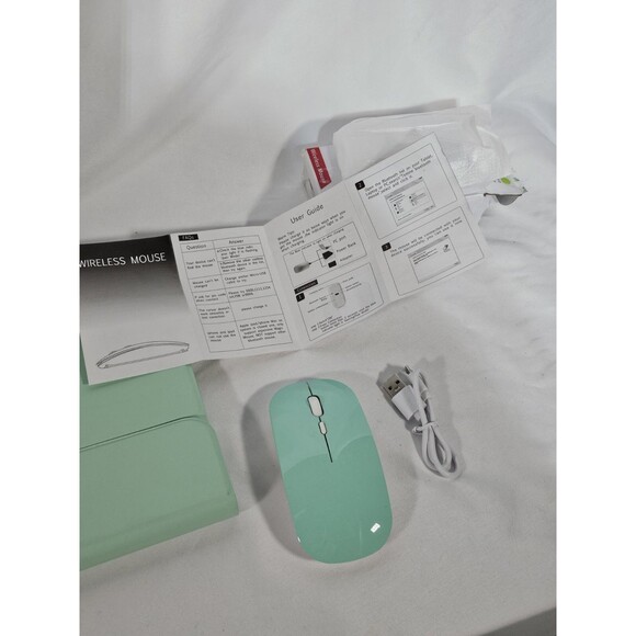 Wireless Keyboard/Mouse Green Bluetooth tablet/Ipad case - Picture 4 of 4